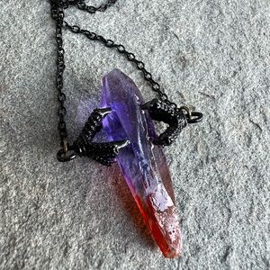 *SOLD* The Dark Crystal Pendant Necklace